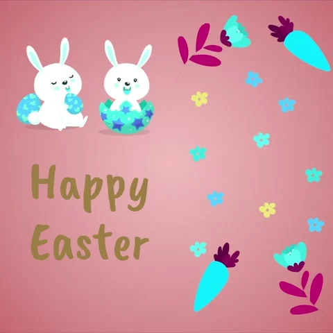 Easter background video Stock Footage 236880933
