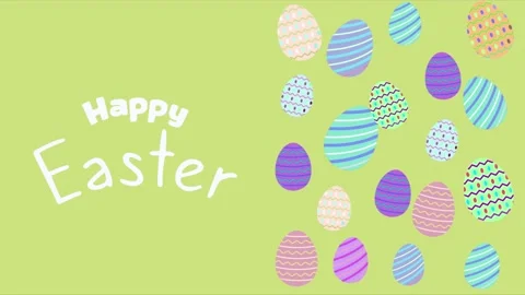 Easter background video Stock Footage 237489364