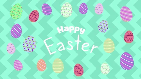 Easter background video Stock Footage 237491075