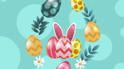 Easter background video Stock Footage 237652224
