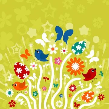 Easter background3 库存照片