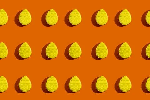 Easter banner seamless pattern festive bakery art 스톡 사진