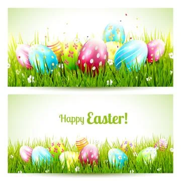 Easter banners Stock-Illustration