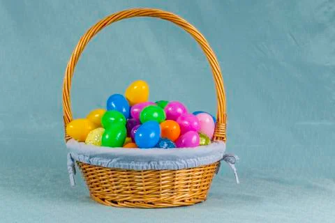 Easter basket 2 Stock Photos