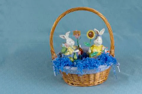 Easter basket 3 Foto stock