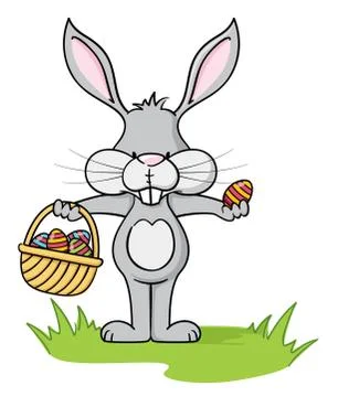 Easter basket Stock Illustration
