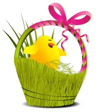 Easter basket Stockillustratie
