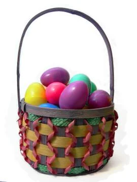 Easter basket Foto stock