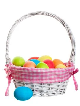 Easter basket Stock Photos
