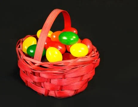 Easter basket Stock Photos