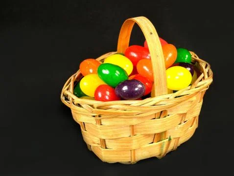 Easter basket Stock Photos