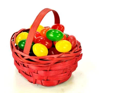 Easter basket Stock Photos