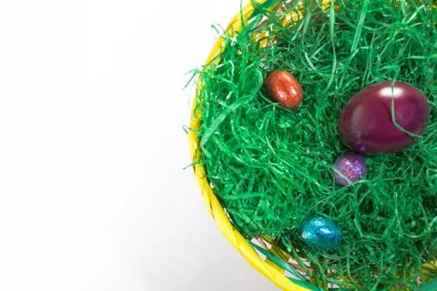 Easter basket Stock Photos