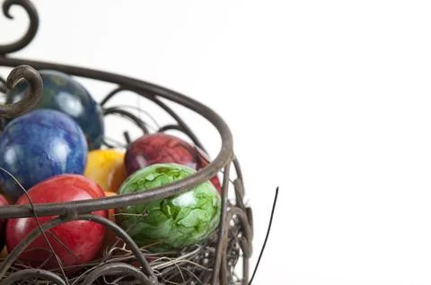 Easter basket Stock Photos