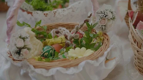 Easter Baskets, Poland Stock Footage 106673447