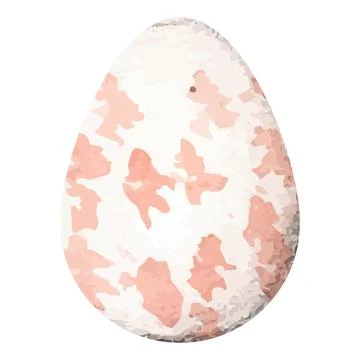 Easter Bird egg. Bright textured multicolored egg Illustrazione stock