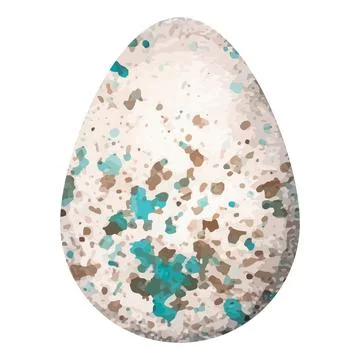 Easter Bird egg. Bright textured multicolored egg Stock Illustration