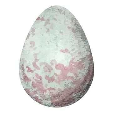Easter Bird egg. Bright textured multicolored egg Stock Illustration