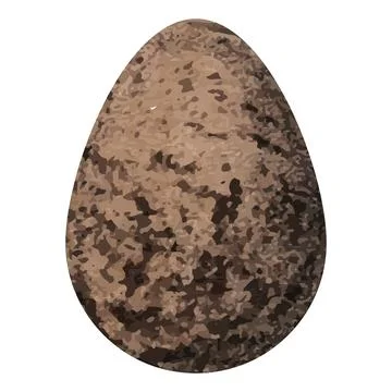 Easter Bird egg. Bright textured multicolored egg Stock Illustration