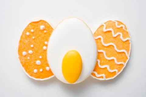 Easter biscuits (Easter eggs) Stock Photos