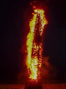 Easter Bonfire Tradition 写真素材
