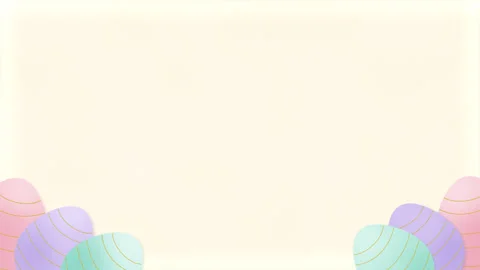 Easter Bouncing Eggs Loop Stock Footage 329235646