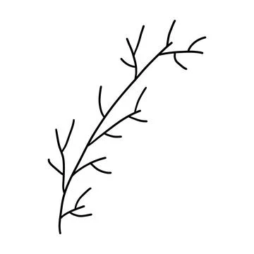 Easter branches plant pattern hunting spring icon Stockillustratie