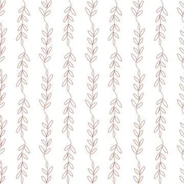 Easter branches plant vector hunting spring patter Stock Illustration