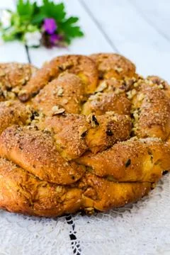 Easter bread Stock Photos