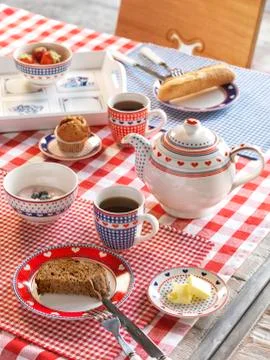 Easter breakfast Stock Photos