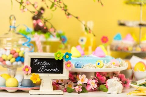 Easter brunch Foto stock