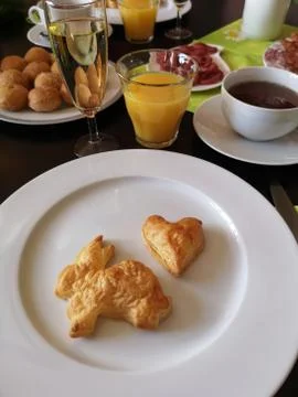 Easter brunch Stock-Fotos