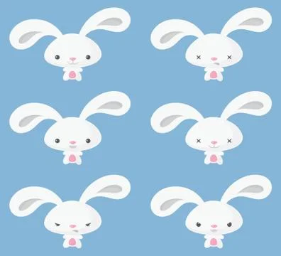 Easter bunnies Stock Illustration