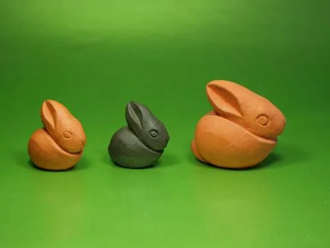 Easter bunnies Stock Photos