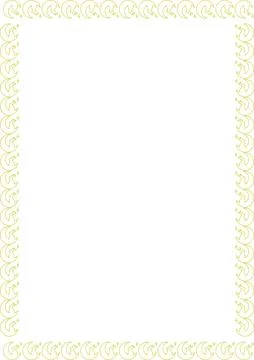 Easter bunny celebration frame. Simple linear rabbit sitting on the moon. E.. Stock Illustration