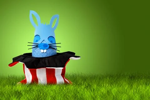 Easter bunny hat Stock Photos