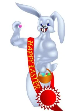 Easter bunny Stock Illustration