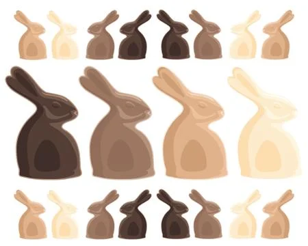 Easter bunny Stock Illustration