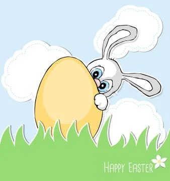 Easter bunny Stock Illustration