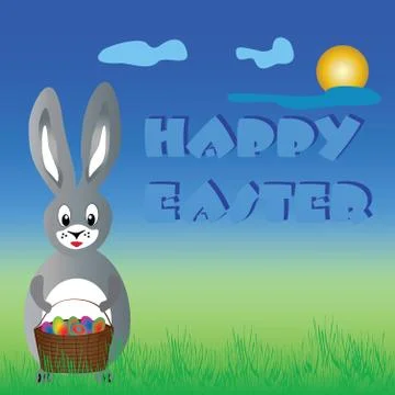 Easter bunny Stock Illustration
