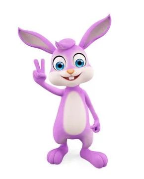 Easter Bunny with Stock Illustration