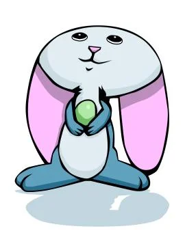 Easter bunny Stock Illustration