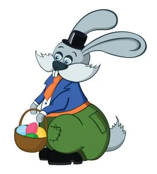 Easter bunny Stock Illustration