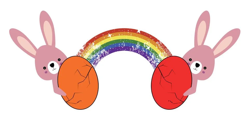 Easter bunny Stock Illustration