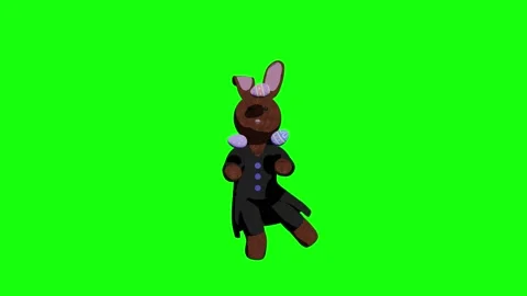 Easter Bunny Juggling Eggs, Green Screen Version Stock Footage 306464608