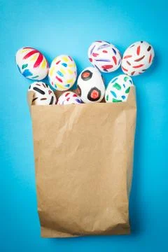 Easter bunny in a packet Stock Photos