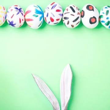 Easter bunny in a packet Stock Photos