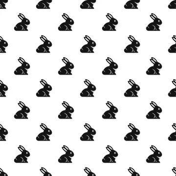 Easter bunny pattern Stock Illustration