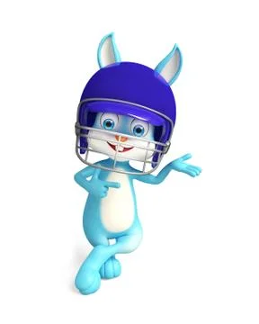 Easter Bunny with presentation pose Stock-Illustration