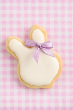 Easter bunny sugar cookie Stock Photos
